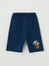 LC Waikiki Crew Neck Printed Short Sleeve Boy's Short Pajamas Set